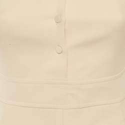 Pre Owned فستان غوتشي بيج تويِل ميني ملائم ومُزهر XS (صغير جدًا)