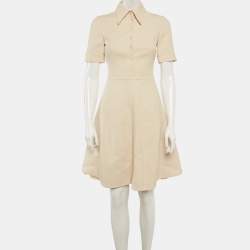 Pre Owned فستان غوتشي بيج تويِل ميني ملائم ومُزهر XS (صغير جدًا)