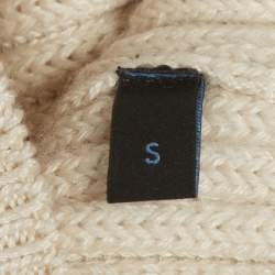 Pre Owned Gucci X Disney Cream Wool Blend Donald Duck Detail Sweater S