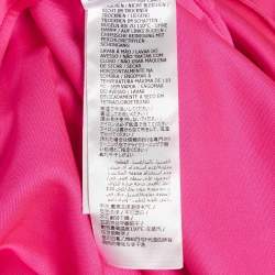 Pre Owned Gucci Pink Jersey Logo Patch Hoodie and Pants Suits S