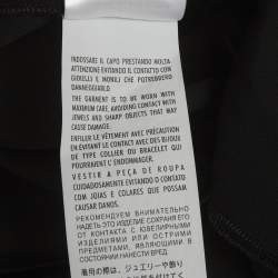 Pre Owned Gucci Black Stretch Jersey Mock Neck Mini Dress XS