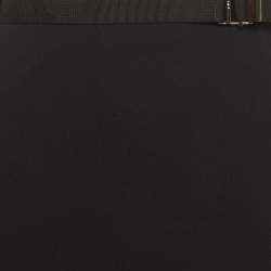 Pre Owned Gucci Black Crepe Pencil Skirt S