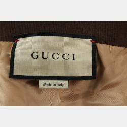 مملوكة مسبقًا جاكيت غوتشي هندسي جاكار بسحاب