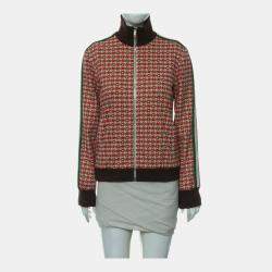 مملوكة مسبقًا جاكيت غوتشي هندسي جاكار بسحاب