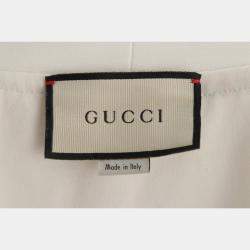 Pre Owned Gucci GG Technical Jersey Cardigan