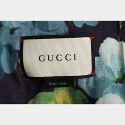 Pre Owned Gucci Intarsia Leather Jacket