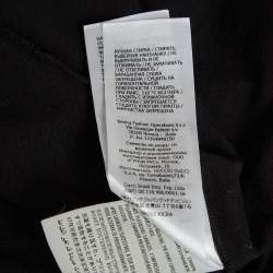 Pre Owned Gucci Black Gucci Hawaii Print Jersey Crew Neck T-Shirt M