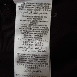 Pre Owned سويت شيرت قطن قديم بتصميم شعار م زين بالترتر أسود جوتشي مقاس صغير (إكس سمول)