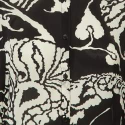 مملوكة مسبقًا Gucci Monochrome Printed Silk Shirt M