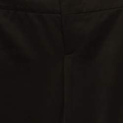 مملوكة مسبقًا Gucci Black Gabardine Flared Trousers S