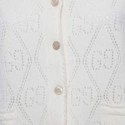 مملوكة مسبقًا كارديغان غوتشي حياكة بيج GG كبير