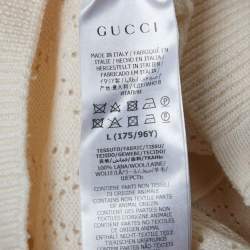 مملوكة مسبقًا كارديغان غوتشي حياكة بيج GG كبير