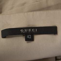 Gucci Beige Cotton Sleeveless Top M