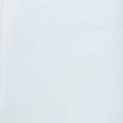 Pre Owned Gucci Off White Crepe Flared Pants S