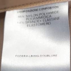 مملوكة مسبقًا Gucci Black & Beige Tulle Long Sleeve Bustier Dress S