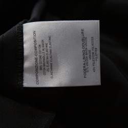 Pre Owned بنطلون غوتشي مفصل قطن أسود مقاس صغير (سمول)