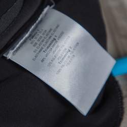 Pre Owned Gucci Black Silk Crepe Tapered Trousers S