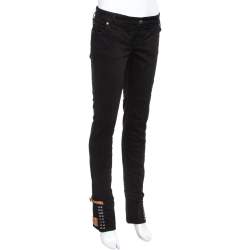 Pre Owned Gucci Black Denim Skinny Jeans M