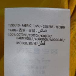 Pre Owned Gucci Yellow Cotton I Want To Go Back To Telling a Story Printed Coco Capitan T-Shirt S