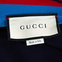 Gucci Navy Blue Cotton Guccify Yourself Printed Tracksuit XS