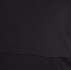 Gucci Black Jersey Strapless Sheath Dress S