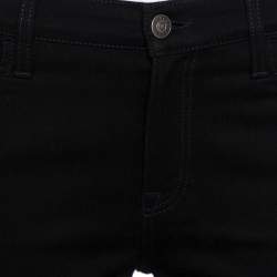 Pre Owned Gucci Black Denim Panther Applique Detail Skinny Fit Jeans M