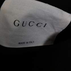Pre Owned Gucci Black Denim Panther Applique Detail Skinny Fit Jeans M