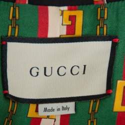 Pre Owned Gucci Black Crepe Trim Detail Blazer S