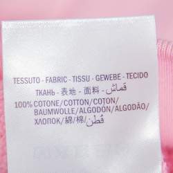 Pre Owned Gucci Garden Pink Eye Print Detail Oversized Hooded Sweatshirt XL