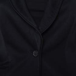 Pre Owned Gucci Midnight Blue Wool Button Front Blazer M