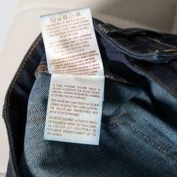 Gucci Blue Faded Effect Denim Legging Jeans S