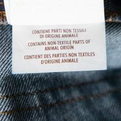 Gucci Blue Faded Effect Denim Legging Jeans S
