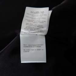 Pre Owned Gucci Black Wool Outline Stitch Detailed Blazer XS