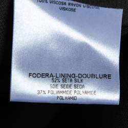 Pre Owned فستان ماكسي غوتشي جيرسيه بني بطيات بلا أكمام مقاس متوسط - ميديوم