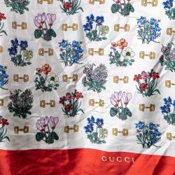 Pre Owned Gucci Navy Blue Ombre Logo Printed Cotton Oversized Button Front Cardigan S