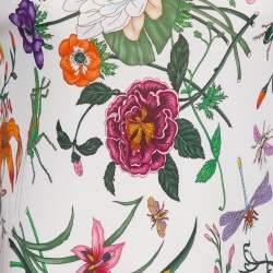 Pre Owned Gucci Multicolor Floral Printed Jersey Shift Dress M