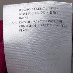 Pre Owned Gucci Multicolor Floral Printed Jersey Shift Dress M