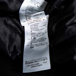 Pre Owned Gucci Black Tweed Contrast Trim Detailed Mini Skirt S