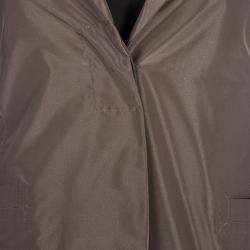 Pre Owned Gucci Brown Silk Blazer S