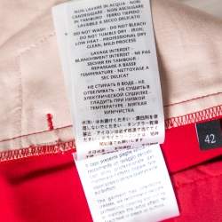 Pre Owned Gucci Pink Wool Tailored Pants M