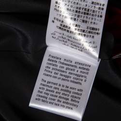 Gucci Rust Ufo Embroidered Velvet Long Sleeve Gown M