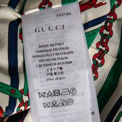 Pre Owned Gucci Black Polka Dot Wool Crystal Embellished Jacket L