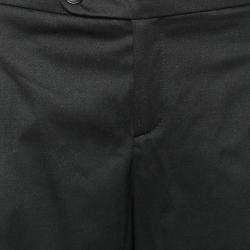 Gucci Black Wool Cropped Culottes L