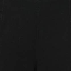 Pre Owned Gucci Black Wool Straight Leg Pants M