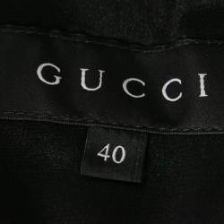 Gucci Black Wool Single Breasted Blazer S