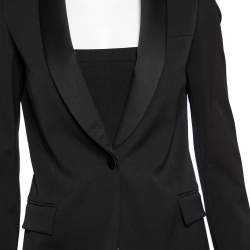 Gucci Black Wool Single Breasted Blazer S