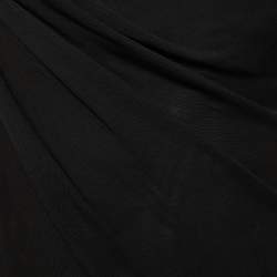 Pre Owned Gucci Brown Jersey Shoulder Trim Detail Tank Top M