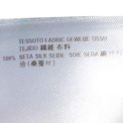 مملوكة مسبقًا Gucci Brown Floral Printed Silk Long Sleeves Top S