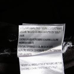 Pre Owned Gucci Grey Cotton Straight Pants M