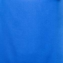 Pre Owned Gucci Yellow Silk Short Sleeve Blouse M